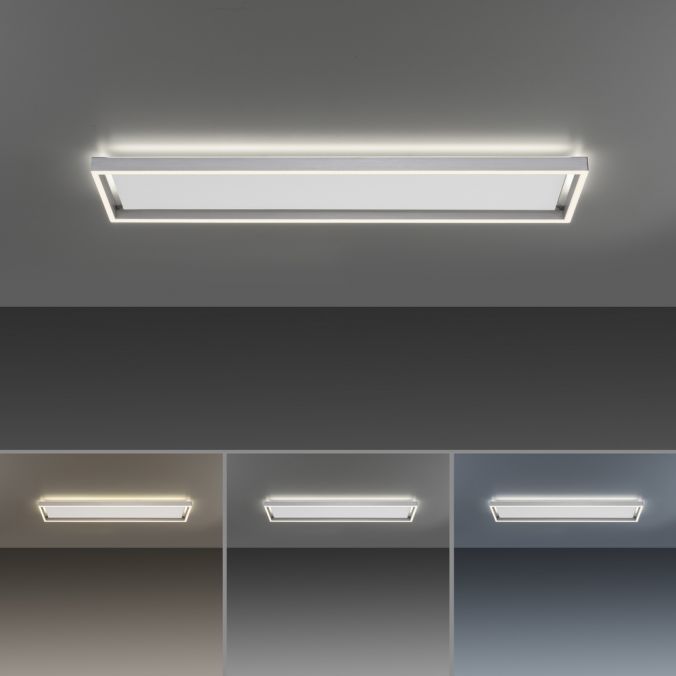 Paul Neuhaus Paul Neuhaus, Q-KAAN, LED Deckenleuchte, stahl, Smart Home Sonderangebot der Fabrik