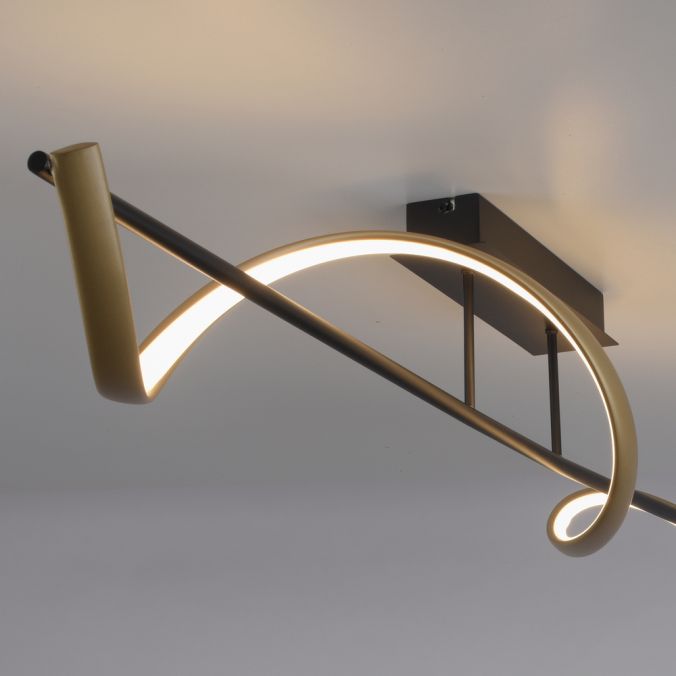 Paul Neuhaus Paul Neuhaus LED Deckenleuchte Q-SWING anthrazit mit messing matt Smarthome Bis zu 55% Rabatt