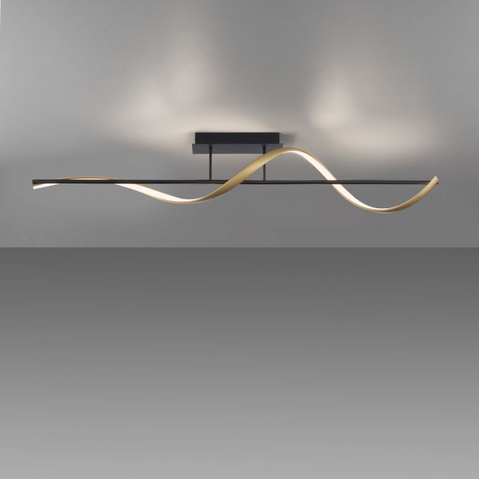 Paul Neuhaus Paul Neuhaus LED Deckenleuchte Q-SWING anthrazit mit messing matt Smarthome Bis zu 55% Rabatt