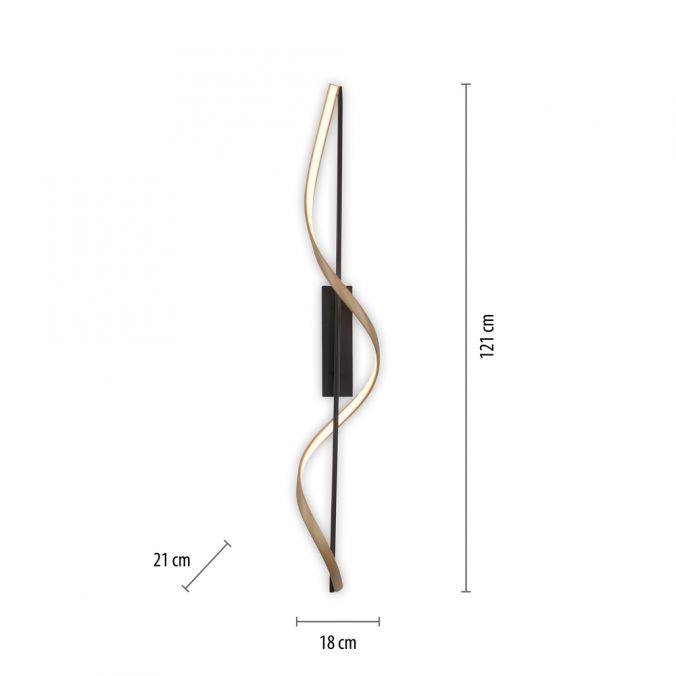 Paul Neuhaus Paul Neuhaus LED Deckenleuchte Q-SWING anthrazit mit messing matt Smarthome Bis zu 55% Rabatt