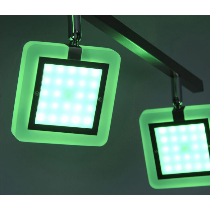 Paul Neuhaus Paul Neuhaus, Q-VIDAL, LED-Deckenleuchte, 4-flg, silber, Smart Home (Auslauf) Discount Store für neue Produkte