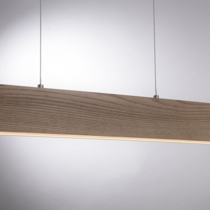 Paul Neuhaus Paul Neuhaus, Q-TIMBER, LED-Pendelleuchte, Eichenholz, dimmbar, Smart Home Nur noch ein Tag übrig