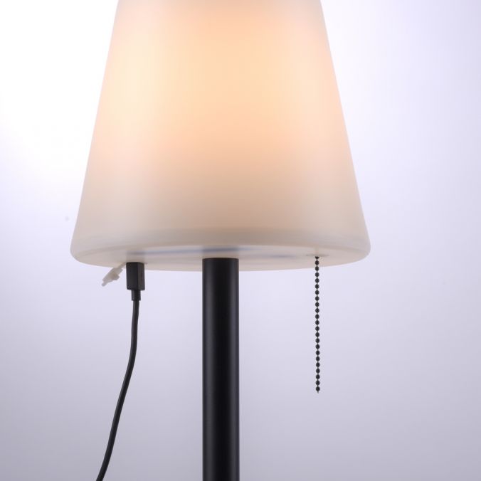 Paul Neuhaus LED Tischleuchte, schwarz, dimmbar, modern, inkl. Zugschalter, kabellos Online