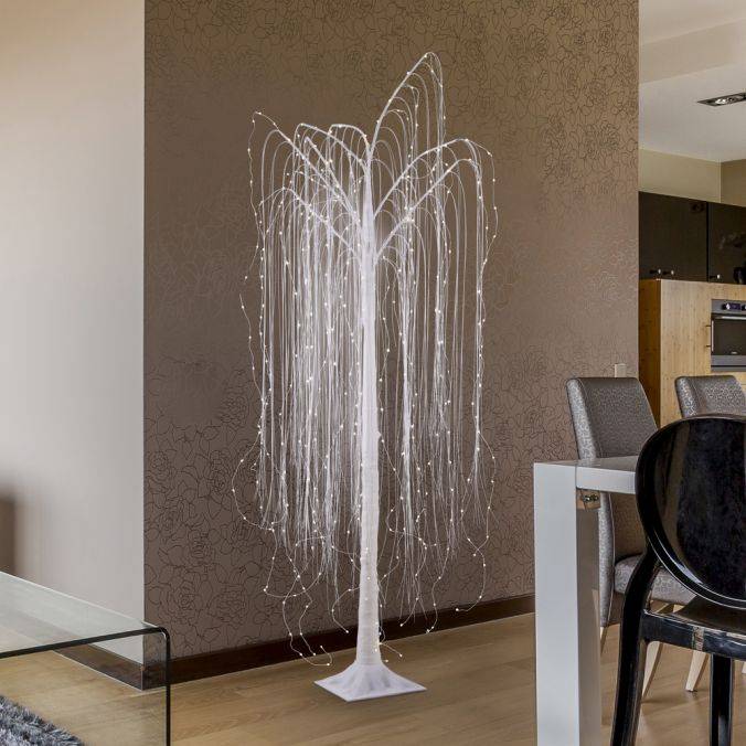 Paul Neuhaus LED Baum, weiß, Weidenoptik, warmweißes Licht, spritzwassergeschützt Outlet