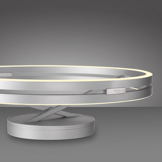 Paul Neuhaus Paul Neuhaus LED Deckenleuchte PURE Loop aluminium Fernbedienung Auslauf