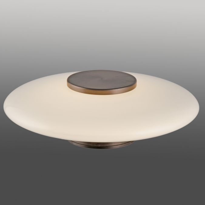 Paul Neuhaus Paul Neuhaus LED Wand- und Deckenleuchte PURE Vitrum dark-metal brown Fabrikverkauf