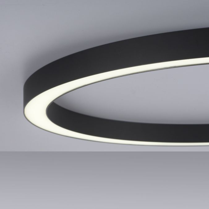 Paul Neuhaus Paul Neuhaus LED Deckenleuchte PURE-LINES ROUND anthrazit 70x70 CCT Fernbedienung Sonderangebot