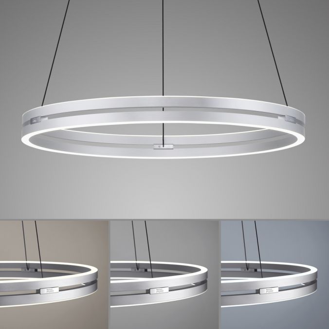 Paul Neuhaus Paul Neuhaus LED Pendelleuchte PURE-E-LOOP aluminium elektrisch Großer Ausverkauf