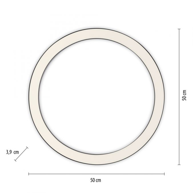 Paul Neuhaus Paul Neuhaus LED Deckenleuchte PURE-LINES ROUND anthrazit 50x50 dimmbar CCT Flash Sale