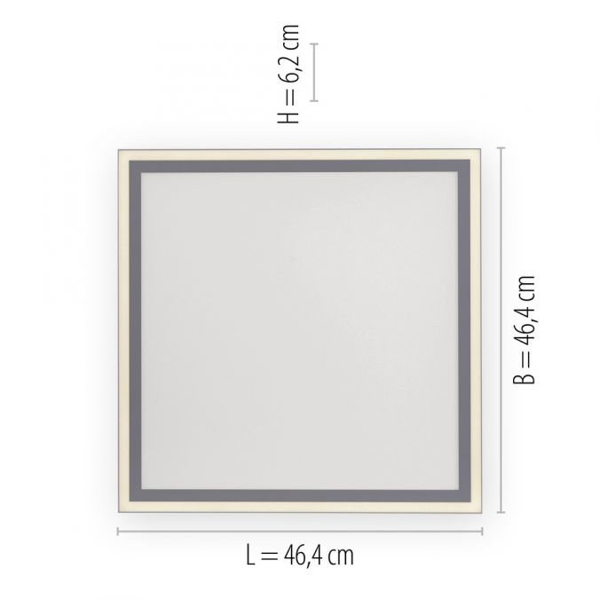 Paul Neuhaus LED Panel, weiß, quadratisch, CCT Farbsteuerung, dimmbar, Fernbedienung Exklusive Angebote