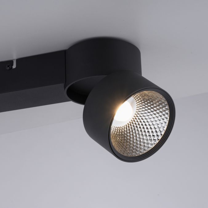 Paul Neuhaus Paul Neuhaus LED Deckenleuchte PURE-NOLA schwarz 2 flammig drehbar dimmbar Bestseller
