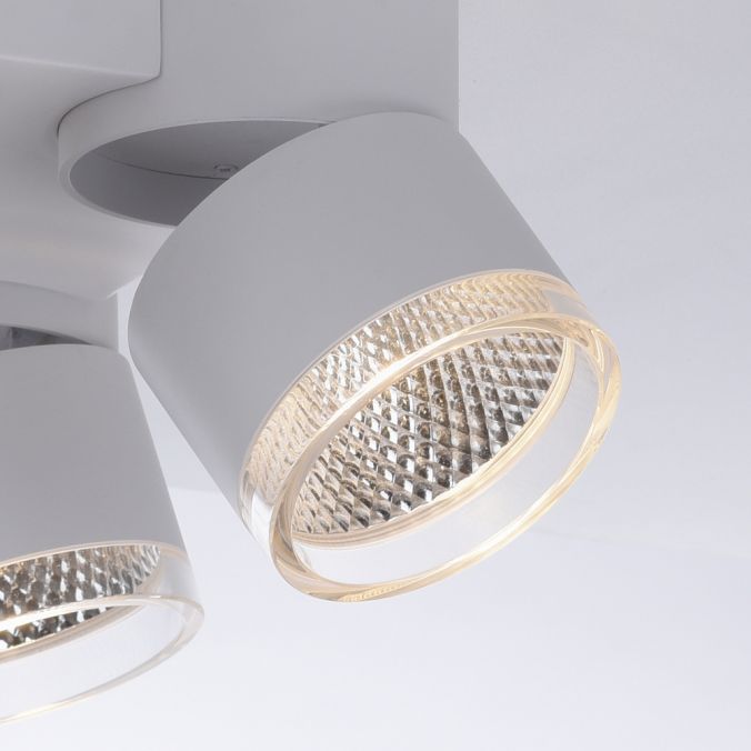 Paul Neuhaus Paul Neuhaus LED Deckenleuchte PURE-NOLA weiß 4 flammig drehbar dimmbar Kauf eins, bekomm eins gratis