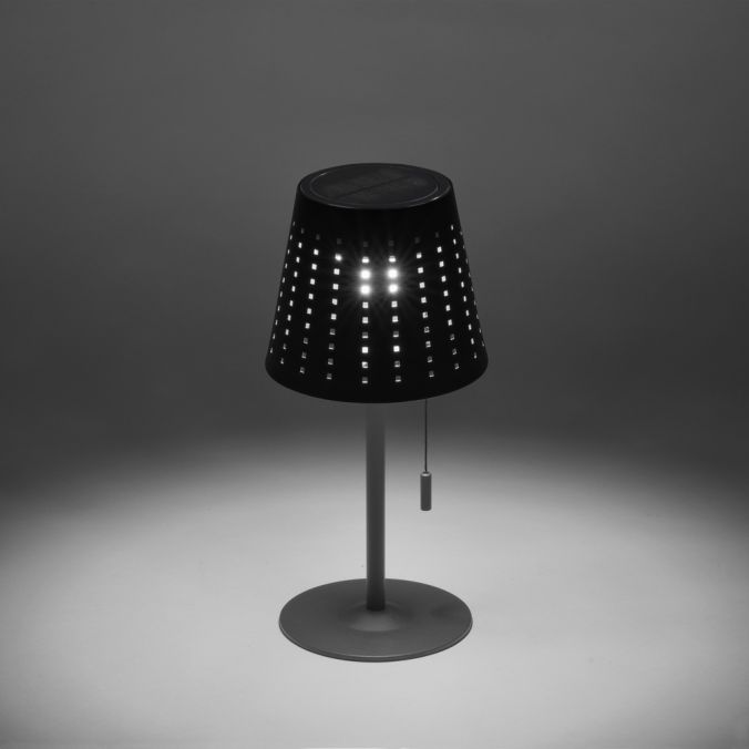 Paul Neuhaus LED Tischleuchte, anthrazit, modern, inkl. Zugschalter, solarbetrieben Letzter Tag