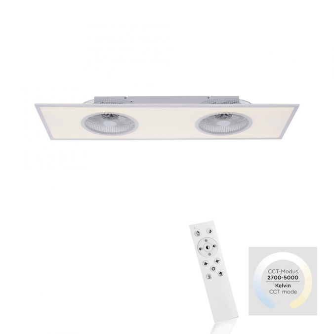 Paul Neuhaus LED Deckenleuchte Ventilator weiß Fernbedienung dimmbar warmweiß kaltweiß