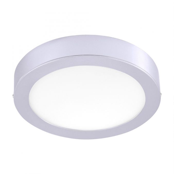 Paul Neuhaus LED-Einbauleuchte in silber und rund mit warmweißer Lichtfarbe mit Dimmfunktion
