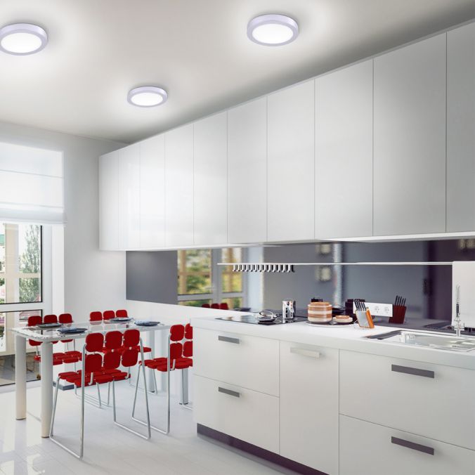Paul Neuhaus LED-Einbauleuchte in silber und rund mit warmweißer Lichtfarbe mit Dimmfunktion Black Friday Preise