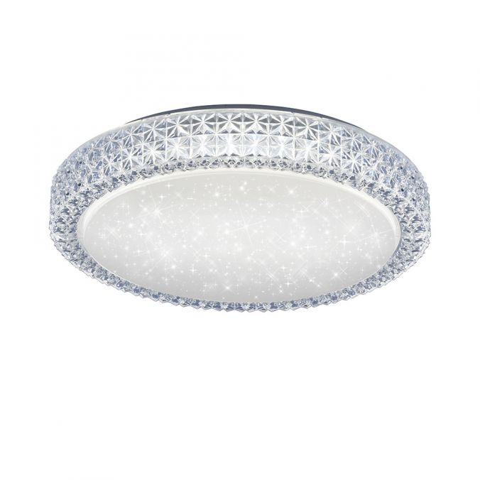 Paul Neuhaus LED-Deckenleuchte, Sternenhimmel, Lichtfarbsteuerung, Ø 40cm, modern