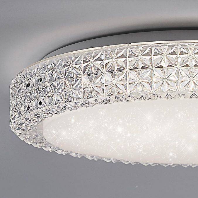 Paul Neuhaus LED-Deckenleuchte, Sternenhimmel, Lichtfarbsteuerung, Ø 40cm, modern 50% Rabatt für begrenzte Zeit