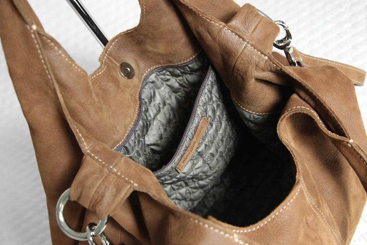 Philini Beuteltasche in braun - Melanie Großer Ausverkauf