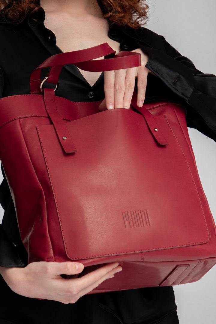 Philini Carry all Shopper in rot - Elena Super Sparpreis