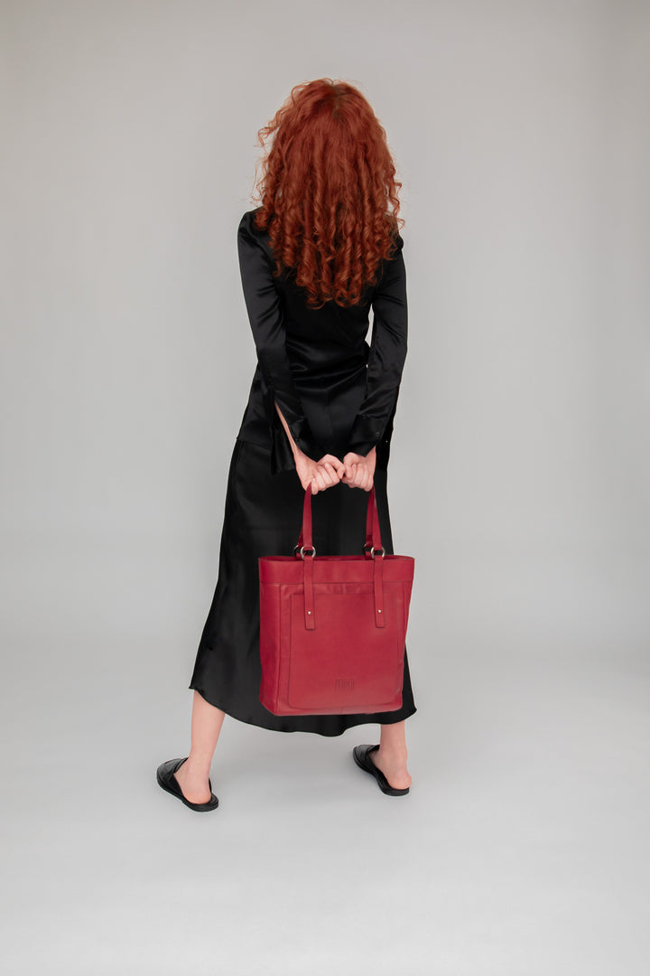 Philini Carry all Shopper in rot - Elena Super Sparpreis