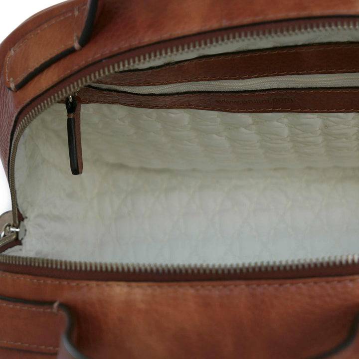 Philini Handtasche Vintagestyle in cognac Domi Outlet