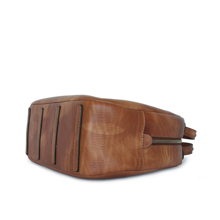 Philini Handtasche Vintagestyle in cognac Domi Top Angebot