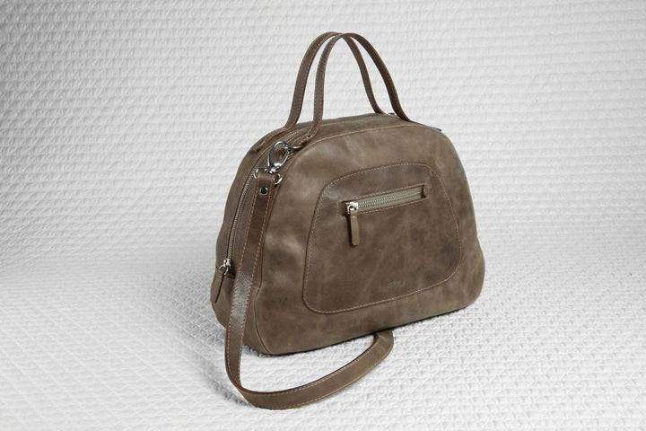 Philini Vintage-Handtasche in Cappuccino - Domi Neueste Stile