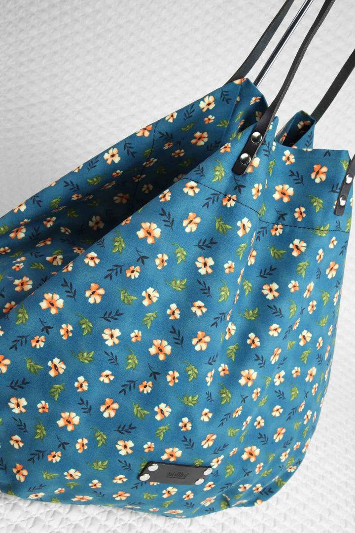 Philini Mini Flowers Shopper blau VIP-Rabatte
