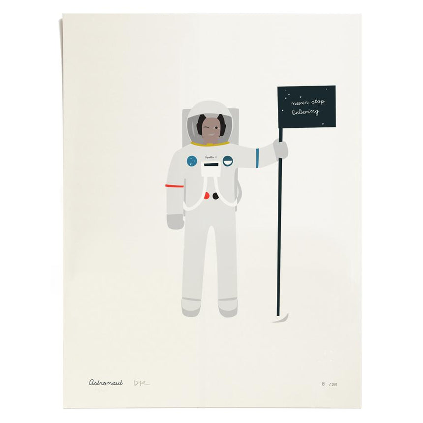 Pleased To Meet Astronaut, Druck, ltd. 250 Clearance-Verkauf