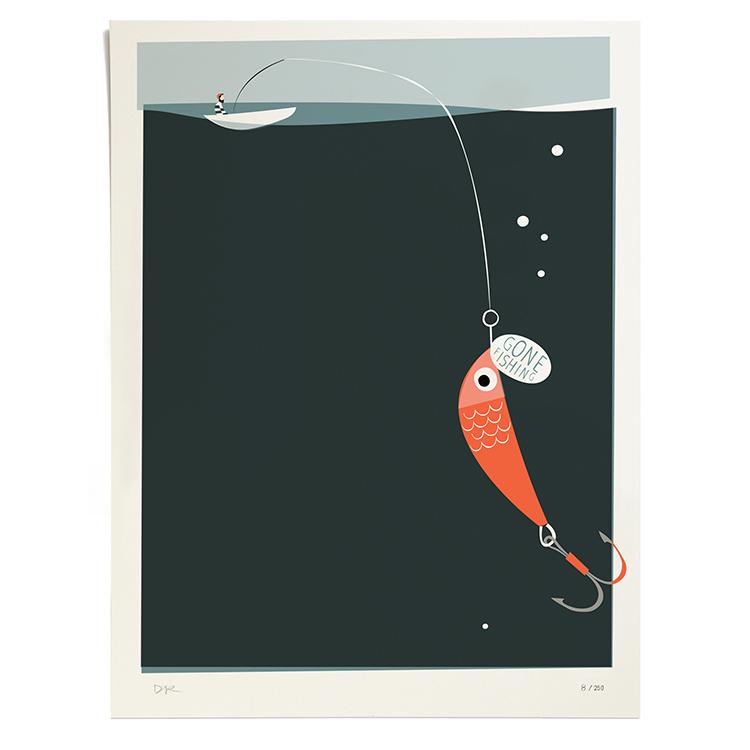 Pleased To Meet Gone Fishing, Druck, ltd. 250 Kostenloser Versand international