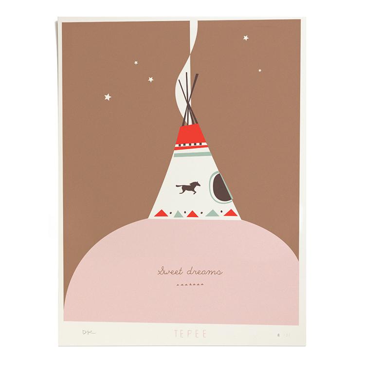 Pleased To Meet Tepee, Druck, ltd. 250 Begrenzt auf 3 Tage