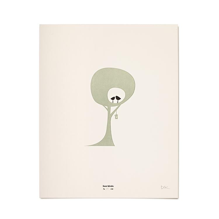 Pleased To Meet Love Birds, Letterpress Druck, ltd. 200 Im Verkauf