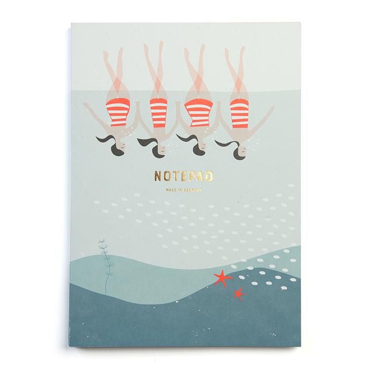 Pleased To Meet Synchronised Swimming Notizblock A5