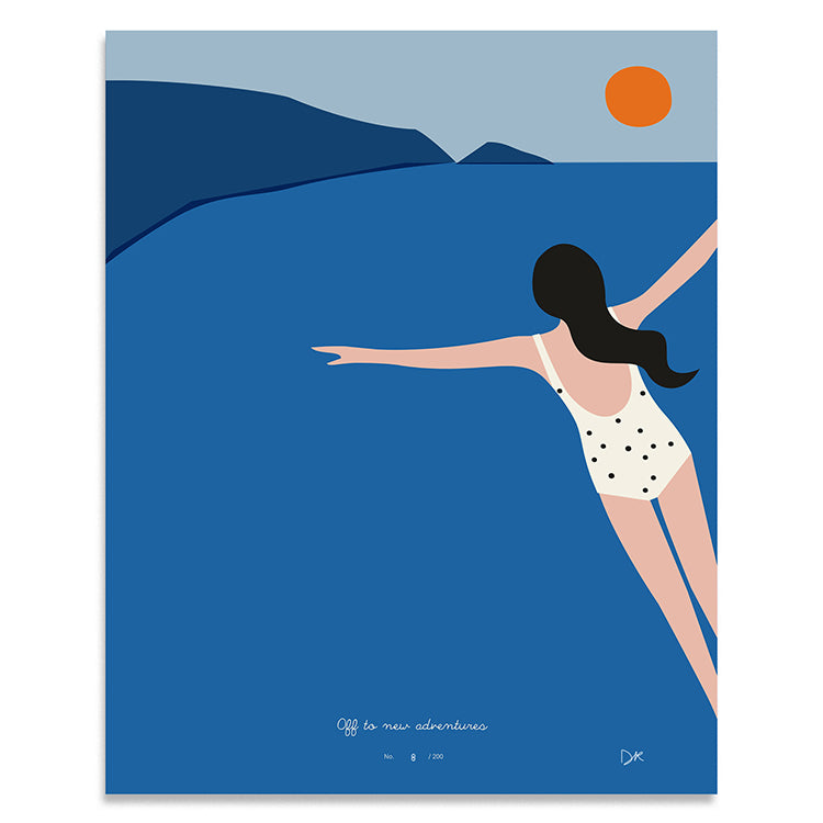 Pleased To Meet Cliff Diving, Druck, ltd. 200 Neuheiten