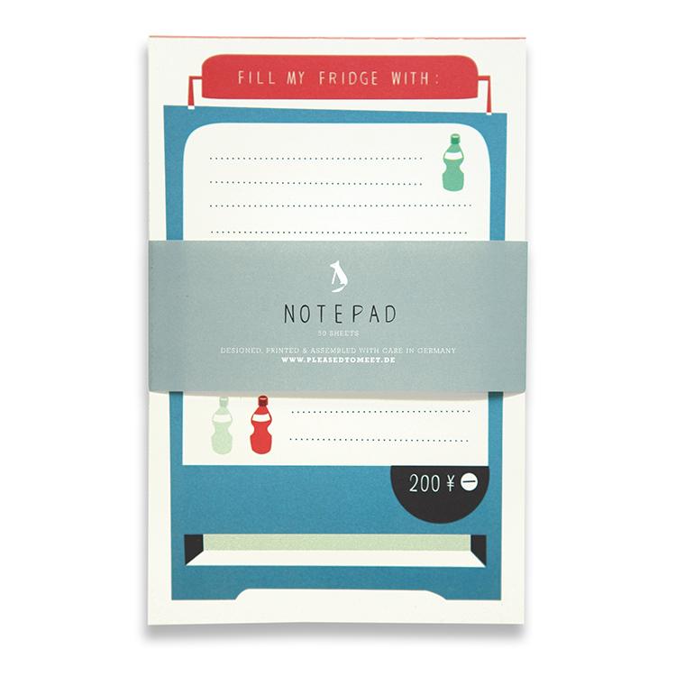 Pleased To Meet Fridge Notizblock A6