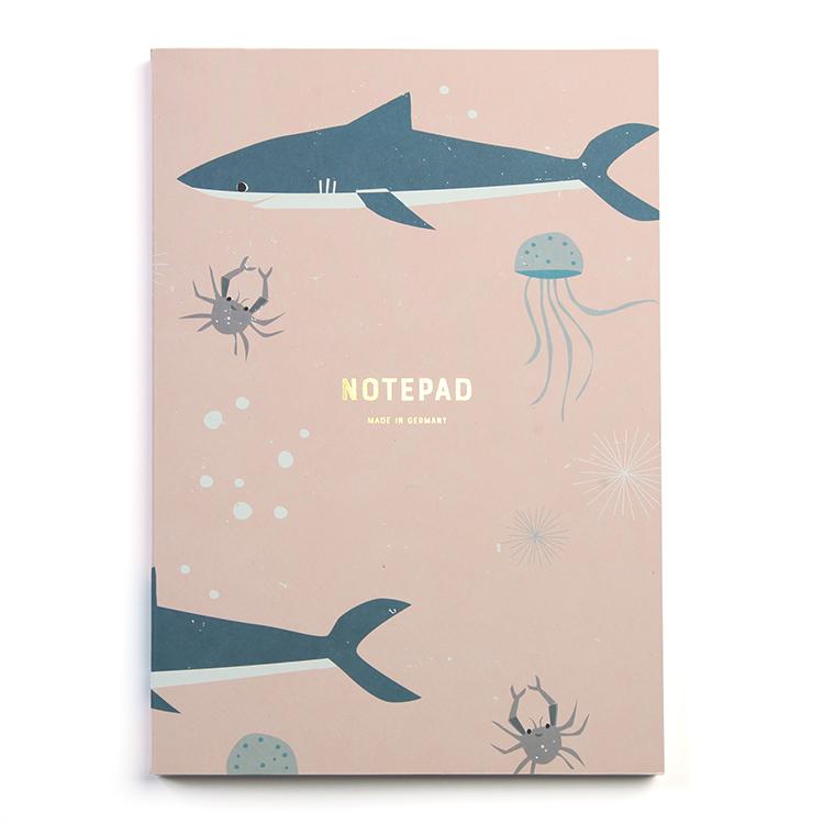 Pleased To Meet Sharks Notizblock A5