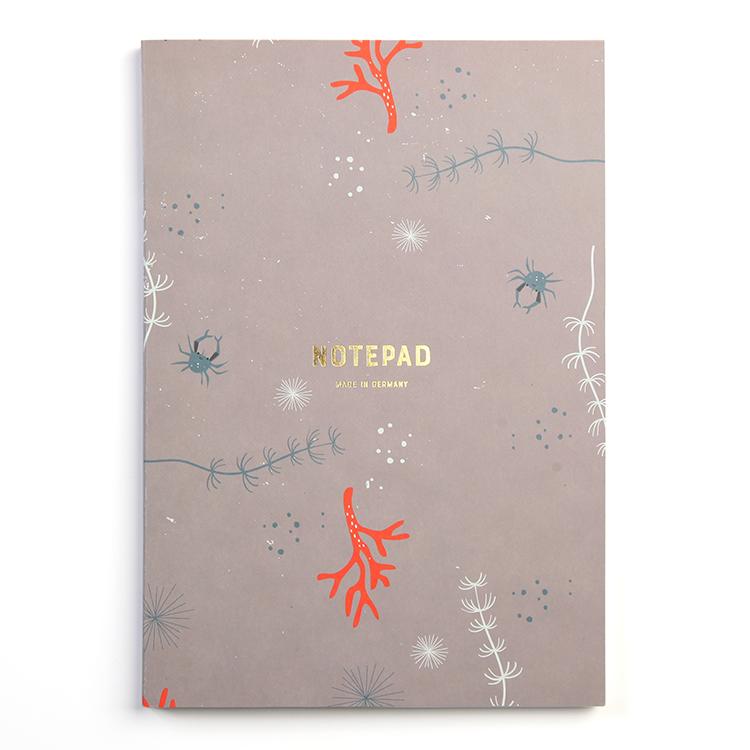 Pleased To Meet Waterflowers Notizblock A5 Fabrikpreis