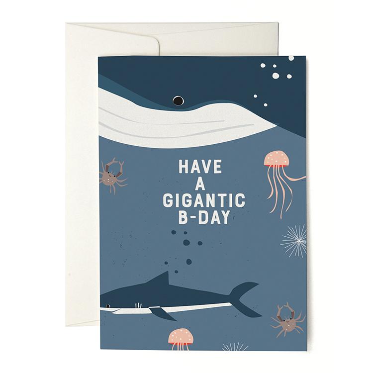 Pleased To Meet Gigantic B-Day Grusskarte Flash Sale