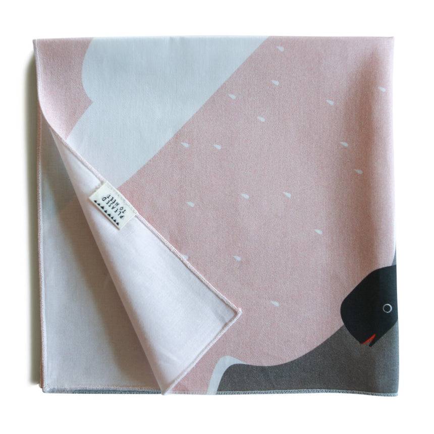 Pleased To Meet Life at Sea Tuch, pink