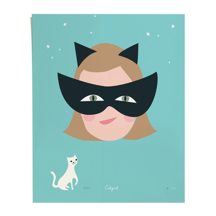 Pleased To Meet Cat Girl, Druck, ltd. 250 Speichern exportieren