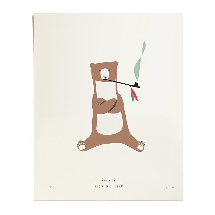 Pleased To Meet Smoking Bear, Druck, ltd. 250 zollfrei