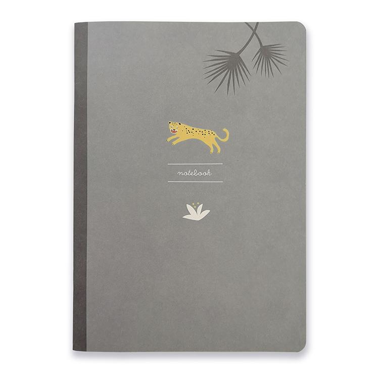 Pleased To Meet Leopard Notizheft A5, blanko Sonderangebot