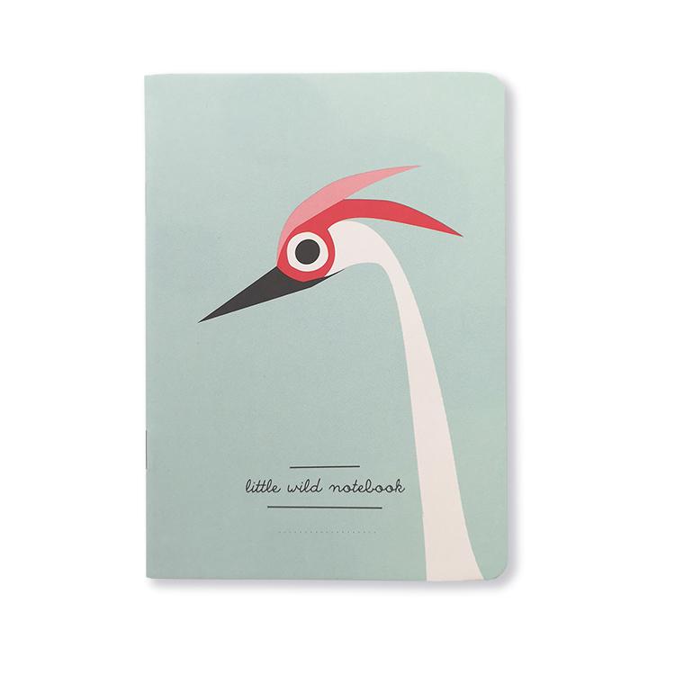 Pleased To Meet Heron Notizheft A6, blanko Versandkostenfrei