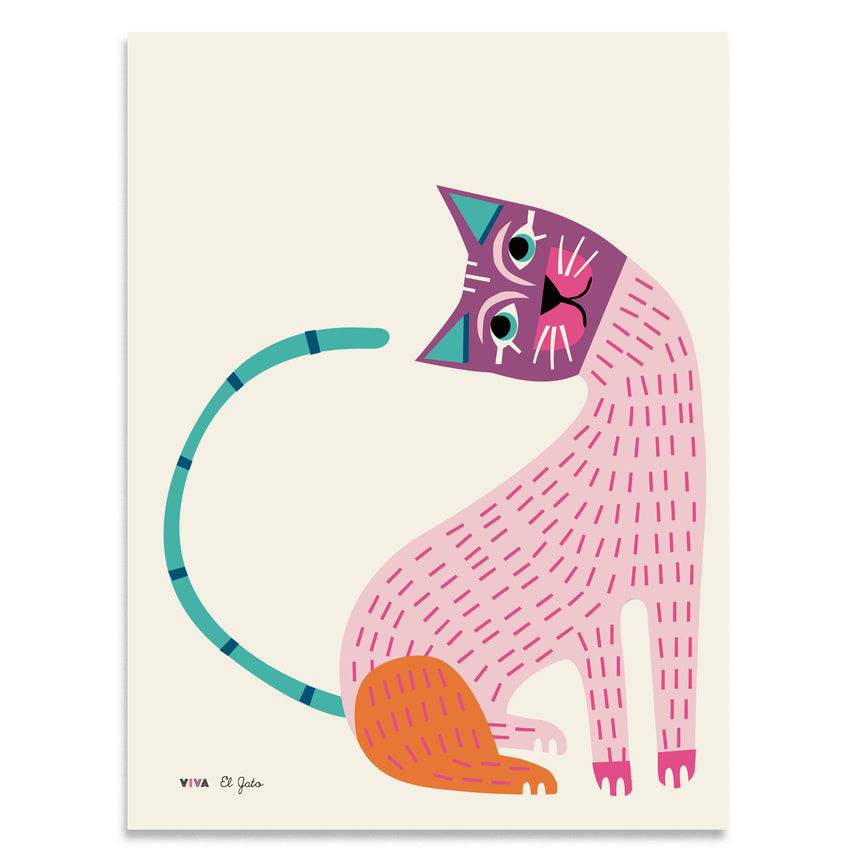 Pleased To Meet Viva El Gato, Druck, ltd. 250 Saisonschlussverkauf