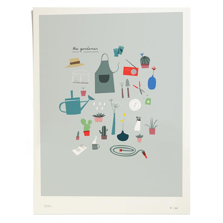 Pleased To Meet The Gardener, Druck, ltd. 250 Vatertagsangebot