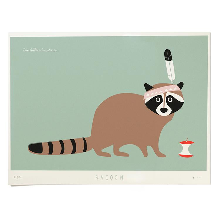 Pleased To Meet Racoon, Druck, ltd. 250 Jubiläumsangebot