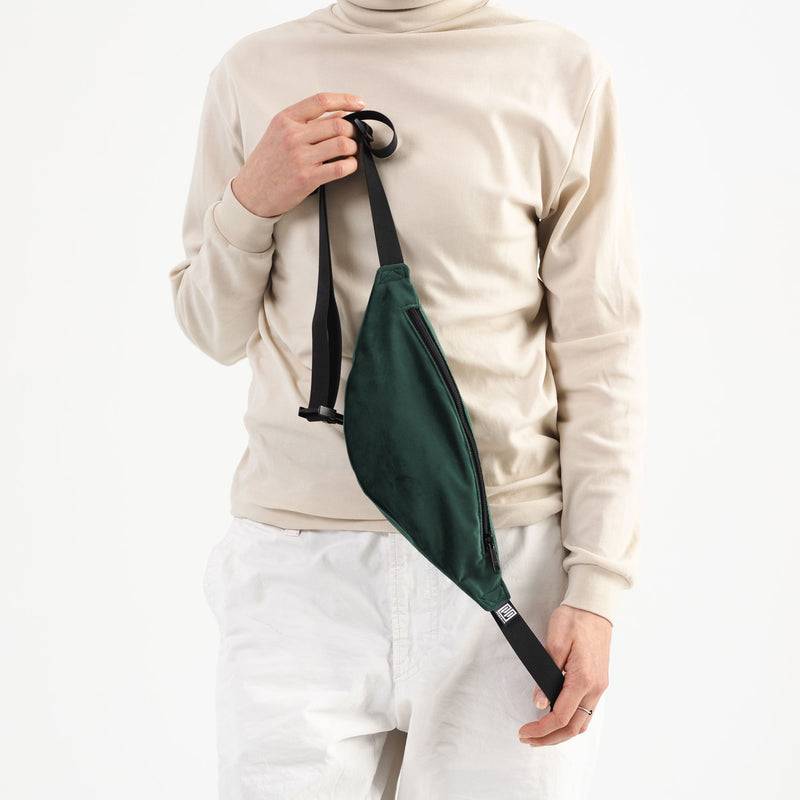 PP Berlin Bauchtasche schmal, Samt, Damen Herren Unisex Große Rabatte