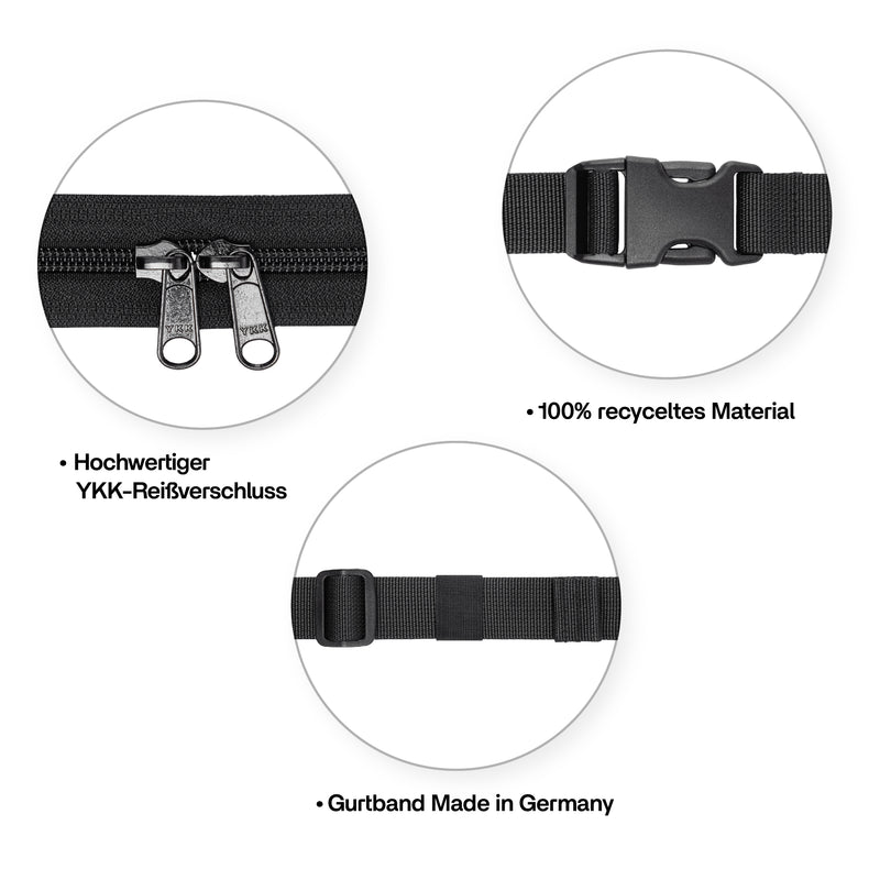 PP Berlin Bauchtasche klassisch, Ripstop Stoff, Damen Herren Unisex Zeitbegrenzte Promotion