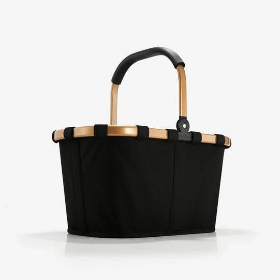 Reisenthel carrybag frame gold/black (Einkaufskorb,schwarz) Großer Ausverkauf